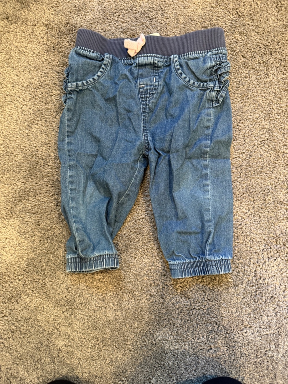Garanimals Gray Elastic Waistband Denim Pants